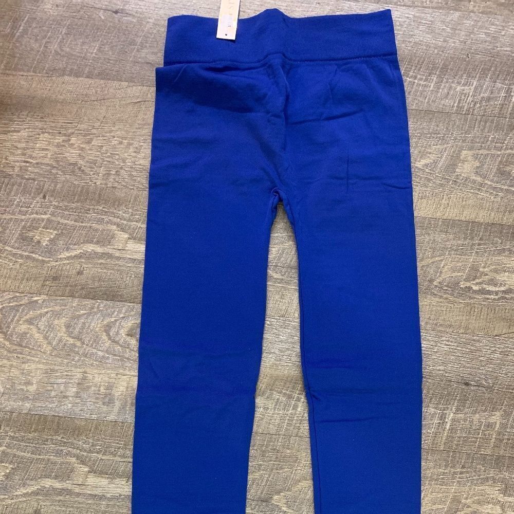 ‎Royal Blue Fleece Lined Leggings